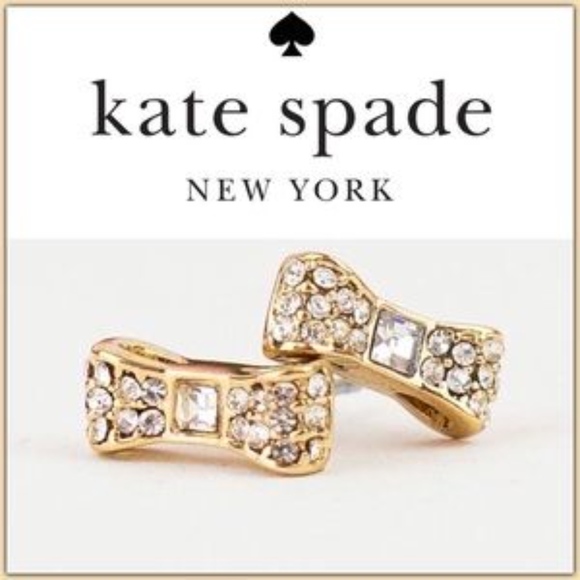 kate spade Jewelry - NWT/AUTH♠️PRESH! KATE SPADE "Ready Set Bow" Studs